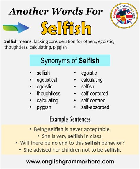 lurker synonym|another word for selfishness.